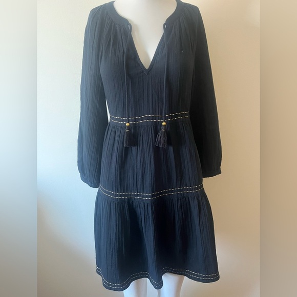 Vineyard Gauzy Linen Cover-Up Dress Size XS - Picture 4 of 15